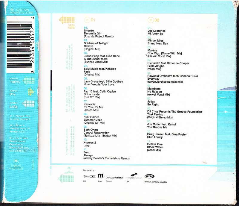 Various Artists - Beach House 04.02 2 CD Set