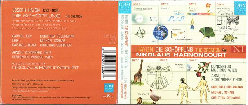 Haydn: Die Schöpfung / The Creation - Dorothea Röschmann, Michael Schade et al [2 CD Set]