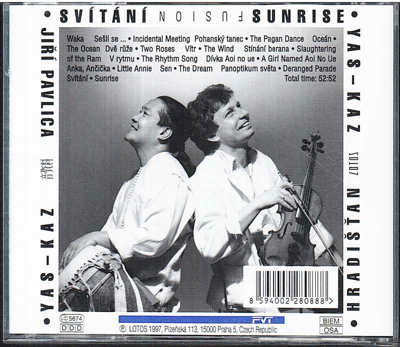 Yas-Kaz, Jiří Pavlica, Hradišťan - Svítání  Fusion Sunrise CD