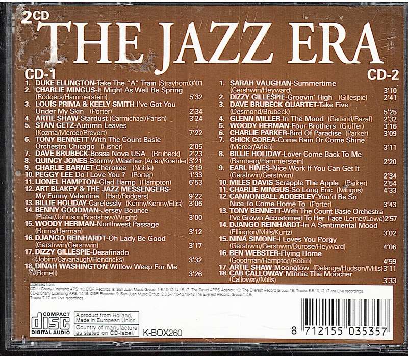 Various - The Jazz Era 2 CD set