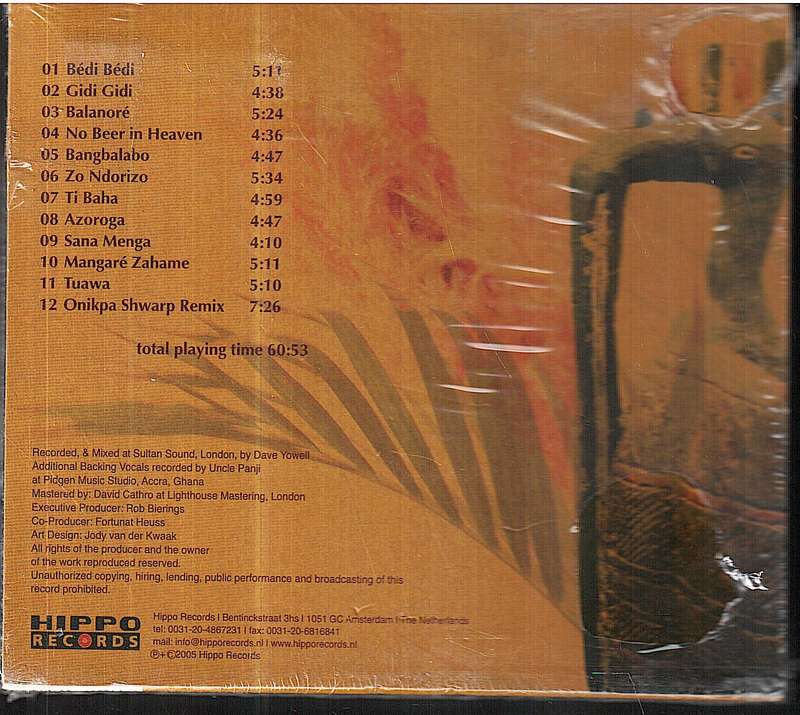 Atongo Zimba - Savannah Breeze CD [DUTCH PRESSING]