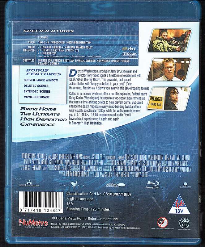 Deja Vu [Blu-ray]