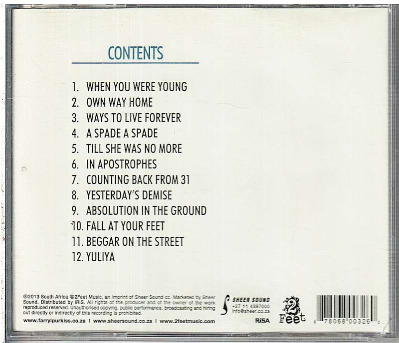 Farryl Purkiss - Home CD