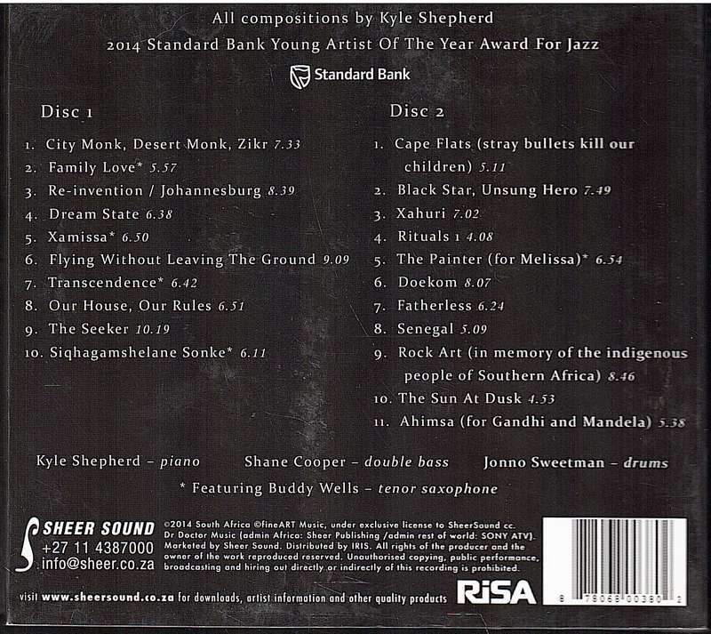 Kyle Shepherd Trio - Dream State Double CD Digipak
