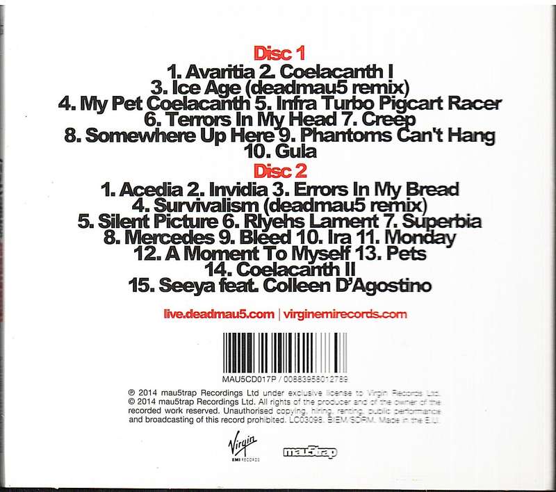 Deadmau5 - While(1<2) 2 x CD foldout Digipak