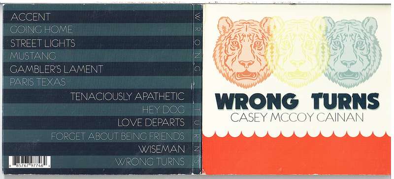Casey McCoy Cainan - Wrong Turns CD [Digipak]