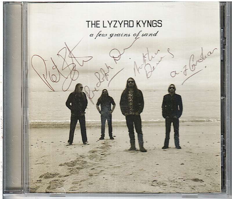 The Lyzyrd Kyngs feat. Piet Botha and Akkedis - A Few Grains Of Sand CD [SIGNED BY THE BAND]