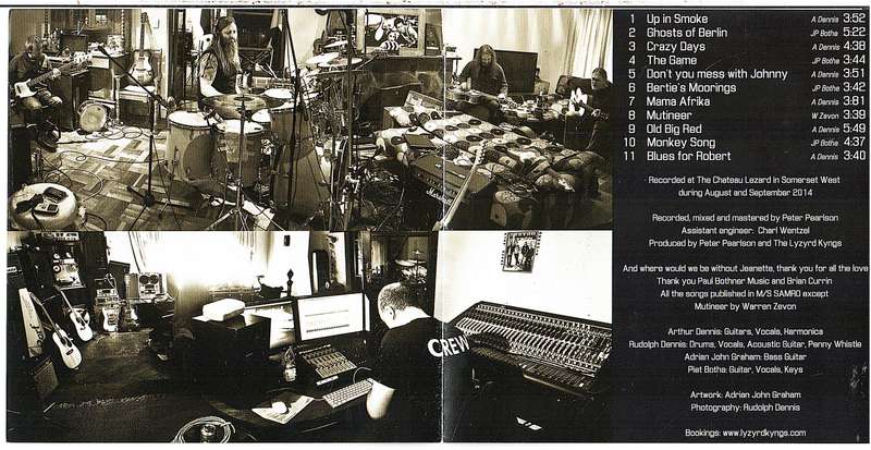 The Lyzyrd Kyngs feat. Piet Botha and Akkedis - A Few Grains Of Sand CD [SIGNED BY THE BAND]