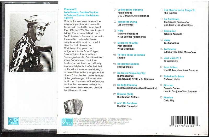 Various - Panama! 2: Latin Sounds, Cumbia Tropical & Calypso Funk on the Isthmus 1967-77 CD