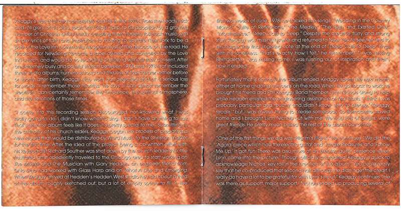 Phil Keaggy  The Master And The Musician (30th Anniversary Edition) 2 CD Digipak