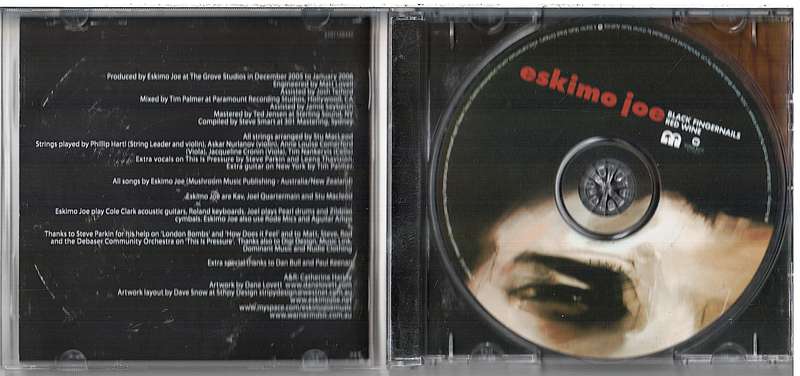 Eskimo Joe  Black Fingernails Red Wine CD