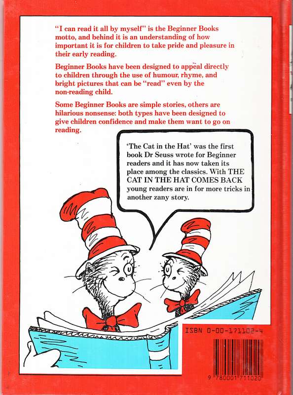 The Cat In The Hat Comes Back - Dr Seuss