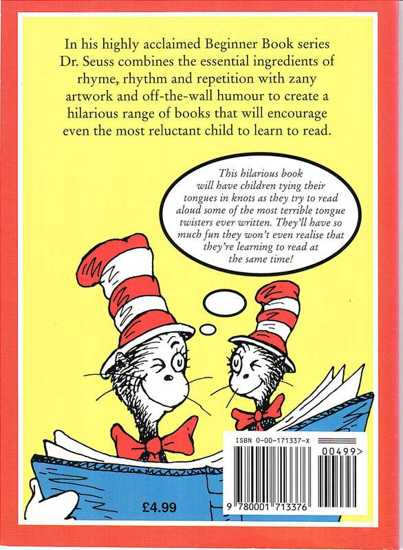 Oh Say Can You Say?: A Book Of Terrible Tongue Twisters - Dr Seuss