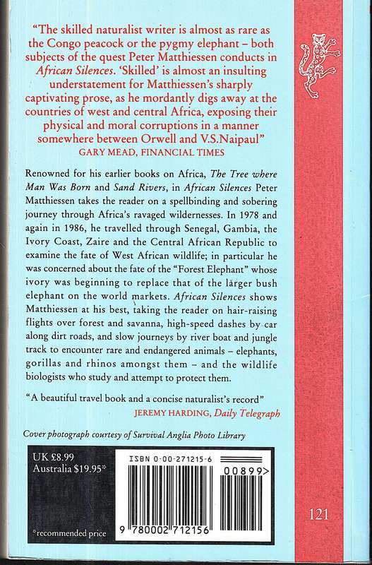 African Silences - Peter Matthiessen