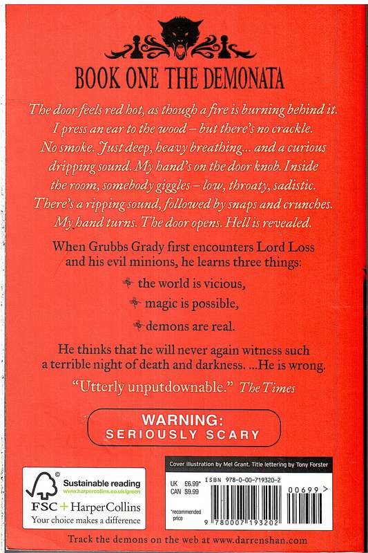 The Demonata 01: Lord Loss - Darren Shan