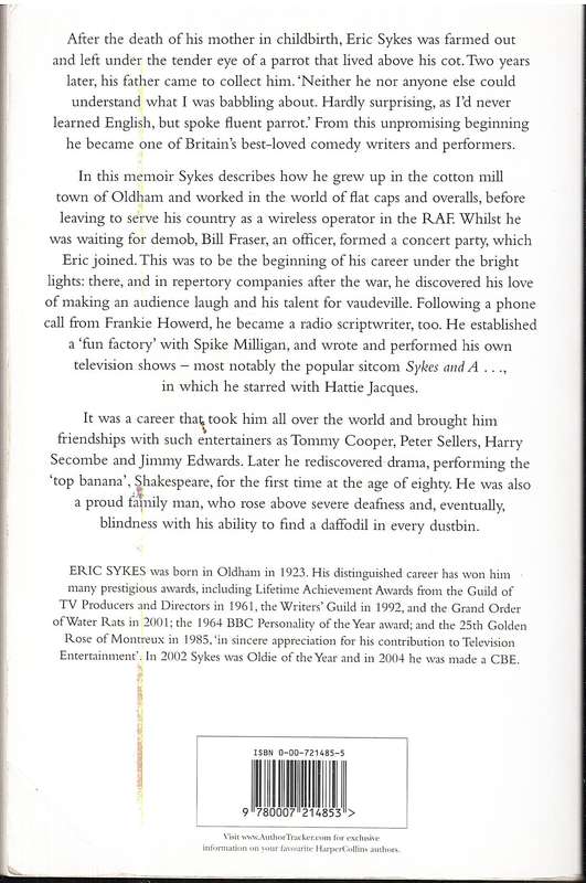 If I Don't Write It, Nobody Else Will: An Autobiography - Eric Sykes