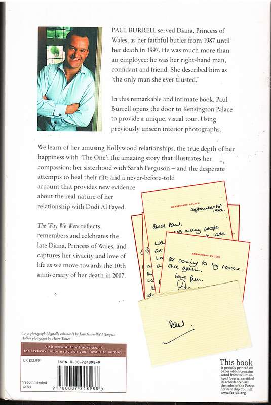 The Way We Were: Remembering Diana - Paul Burrell
