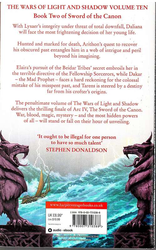 The Wars of Light and Shadow 10 / The Sword of the Canon IV: Destiny's Conflict - Janny Wurts