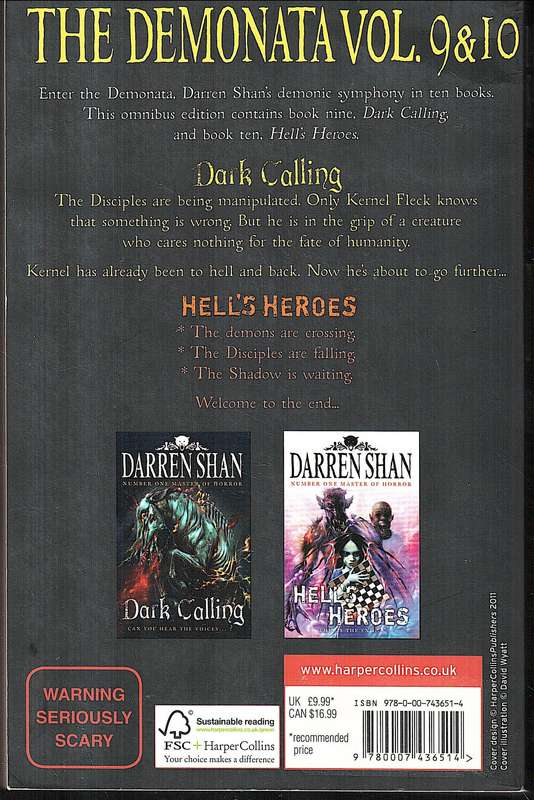 The Demonata Vol 9 & 10: Dark Calling & Hell's Heroes - Darren Shan