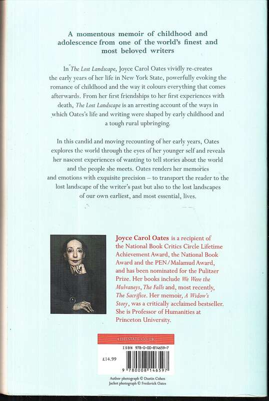 The Lost Landscape: A Writer's Coming of Age - Joyce Carol Oates