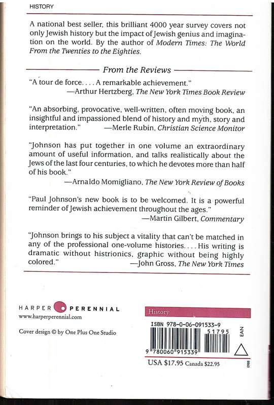 A History of The Jews - Paul Johnson