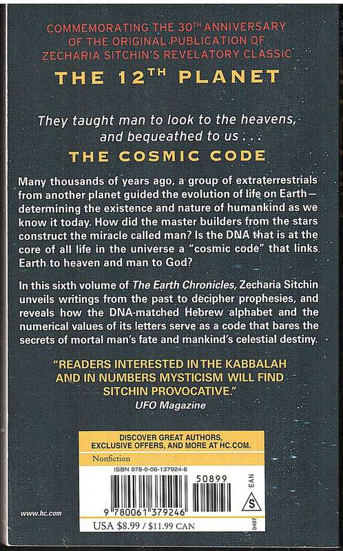 The Cosmic Code (Book VI of the Earth Chronicles) - Zecharia Sitchin