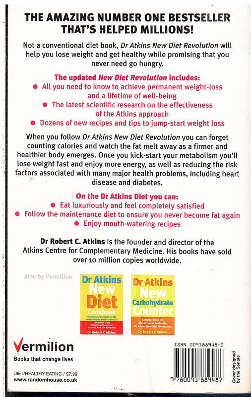 Dr Atkins New Diet Revolution - Dr Robert C Atkins