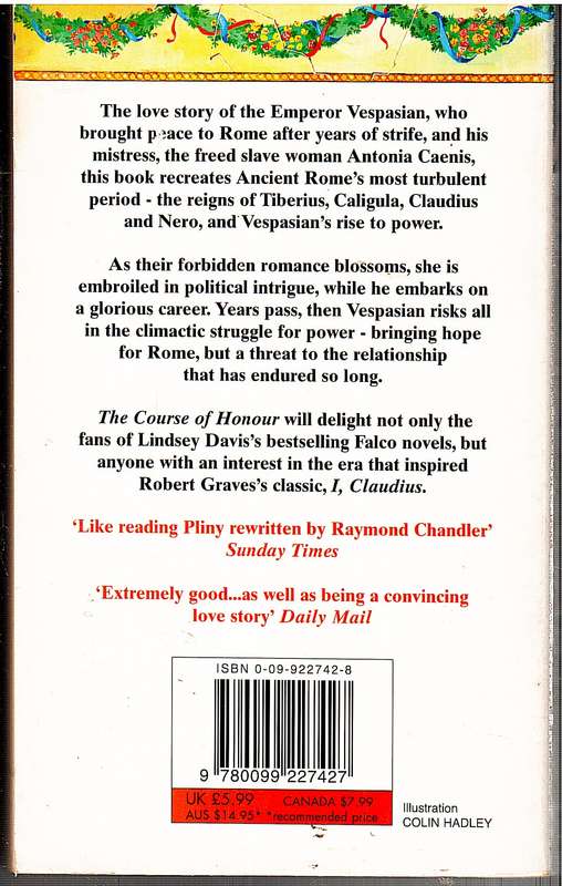 The Course Of Honour (A Marcus Didius Falco Novel) - Lindsey Davis