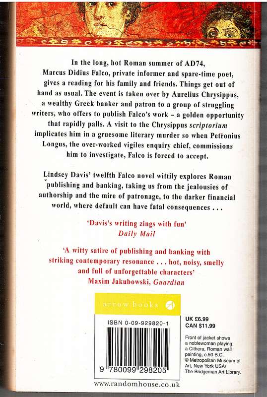Ode to a Banker (A Marcus Didius Falco Novel) - Lindsey Davis