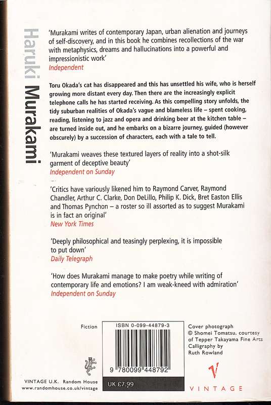 The Wind-up Bird Chronicle - Haruki Murakami