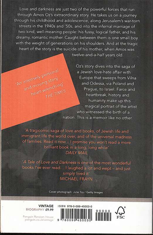 A Tale of Love and Darkness - Amos Oz