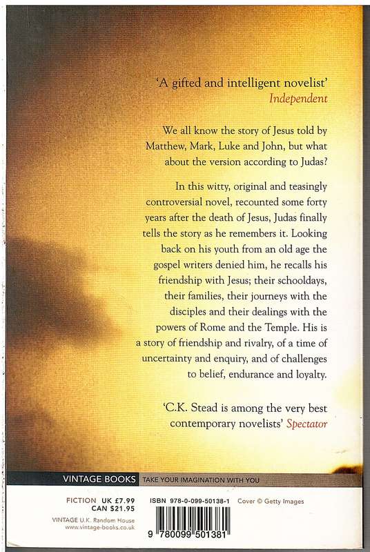 My Name Was Judas - CK Stead