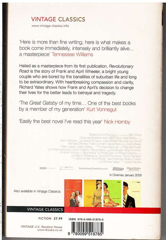 Revolutionary Road - Richard Yates [Movie tie-in]