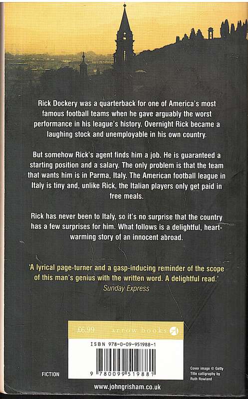 Playing for Pizza - John Grisham
