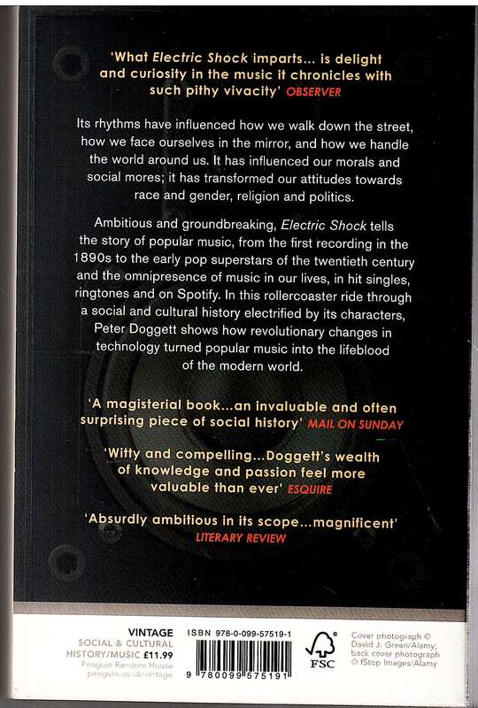 Electric Shock: From the Gramophone to the iPhone 125 Years of Pop Music - Peter Doggett