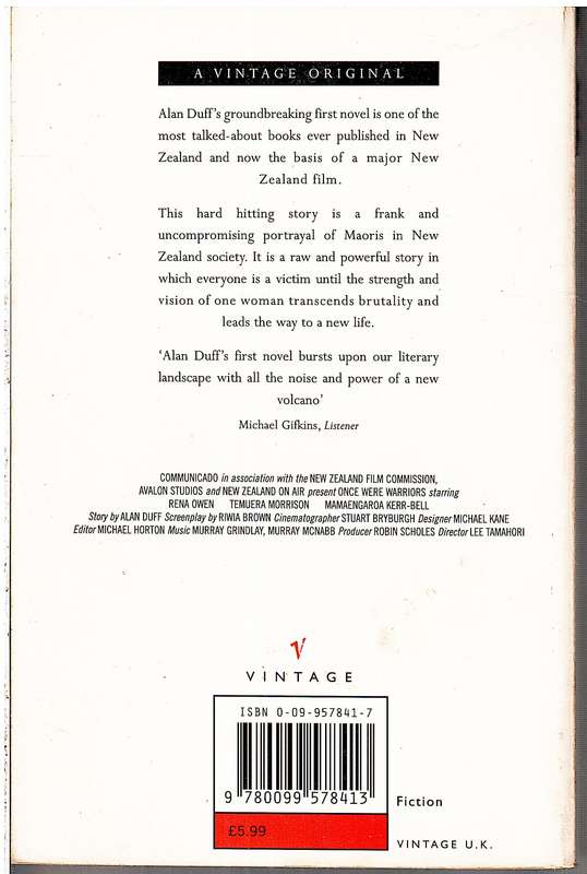 Once Were Warriors (Film tie-in edition) - Alan Duff