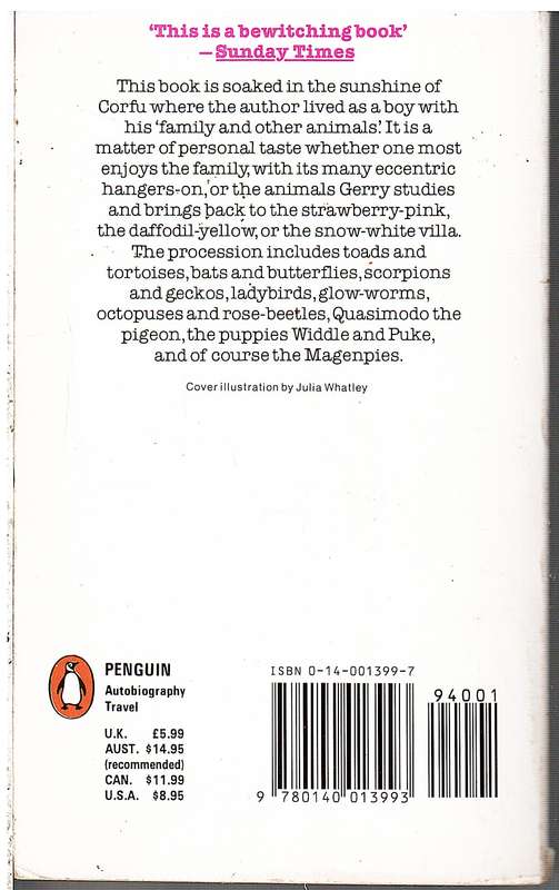 My Family and Other Animals - Gerald Durrell