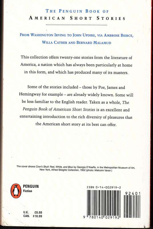 The Penguin Book of American Short Stories - James Cochrane (Ed.)