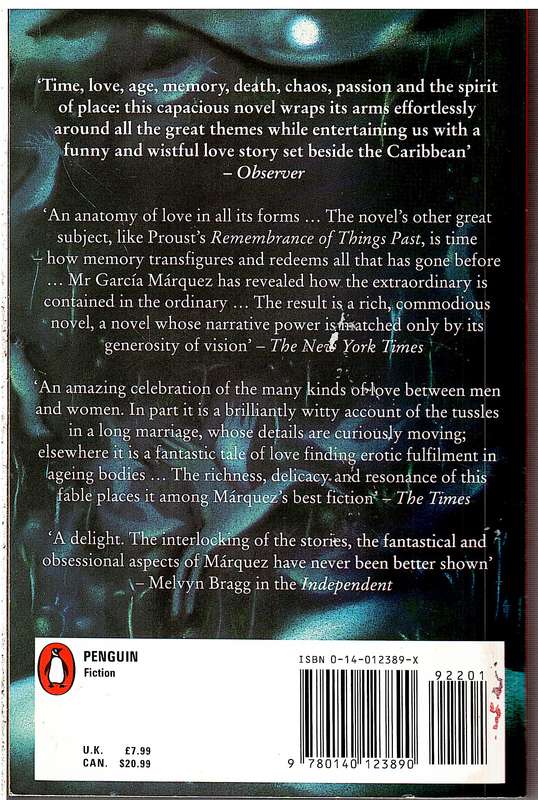 Love in the Time of Cholera - Gabriel García Márquez