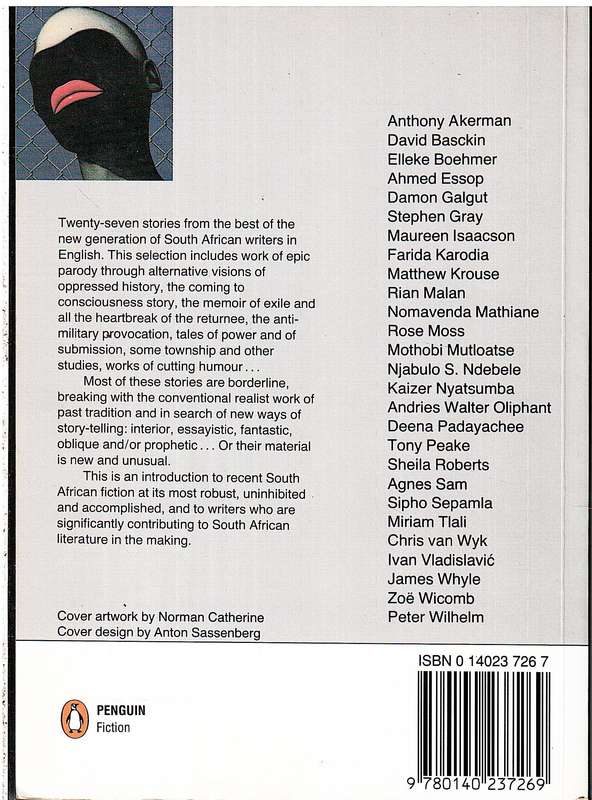 The Penguin Book of Contemporary South African Short Stories - Edited by Stephen Gray