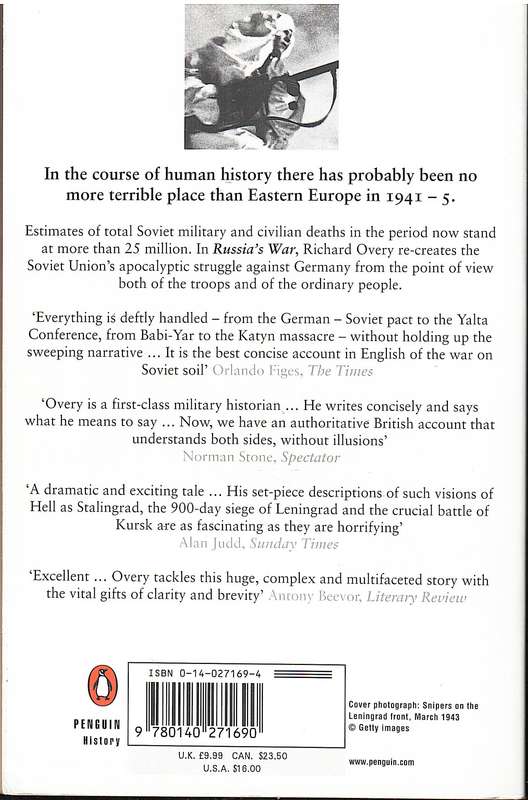 Russia's War - Richard Overy