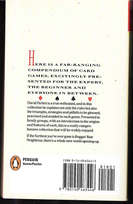 The Penguin Book of Card Games - David Parlett