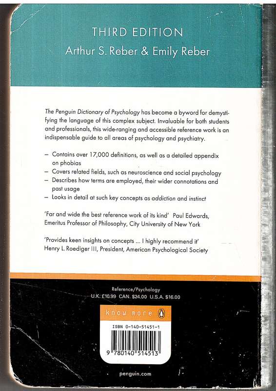 Penguin Dictionary of Psychology