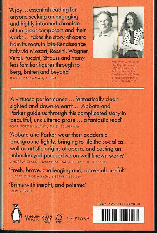 A History of Opera: The Last 400 Years - Carolyn Abbate & Roger Parker