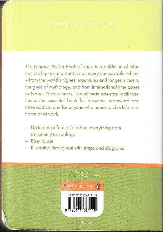 The Penguin Pocket Book of Facts - David Crystal (Ed.)