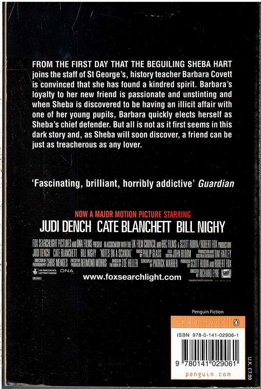 Notes On A Scandal - Zoe Heller [Film tie-in edition]