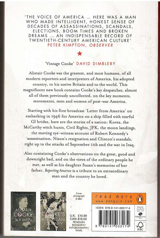 Reporting America: The Life of the Nation 1946-2004 - Alistair Cooke