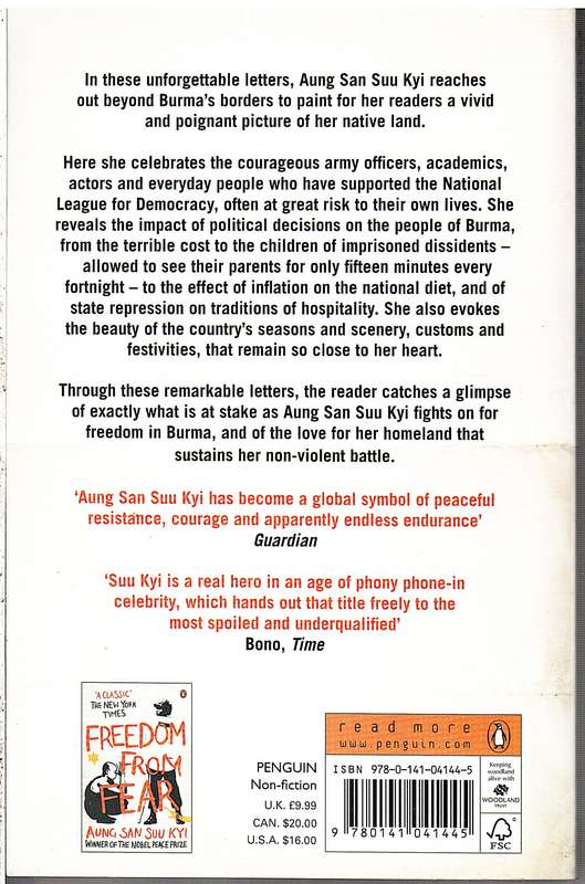 Letters From Burma - Aung San Kyi