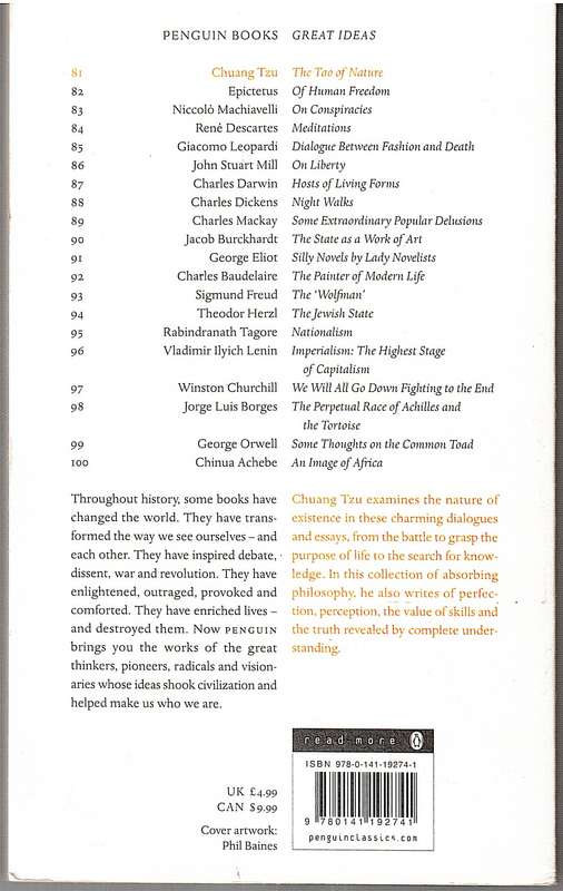 The Tao of Nature - Chuang Tzu (Penguin Great Ideas)