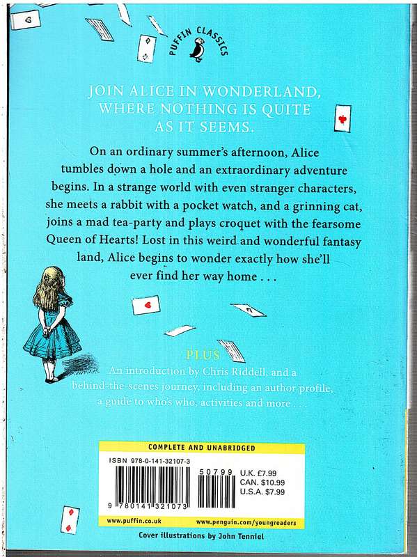 Alice's Adventures in Wonderland - Lewis Carroll